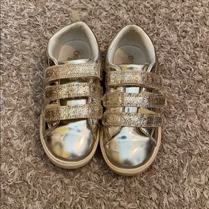 Gold sneakers kids